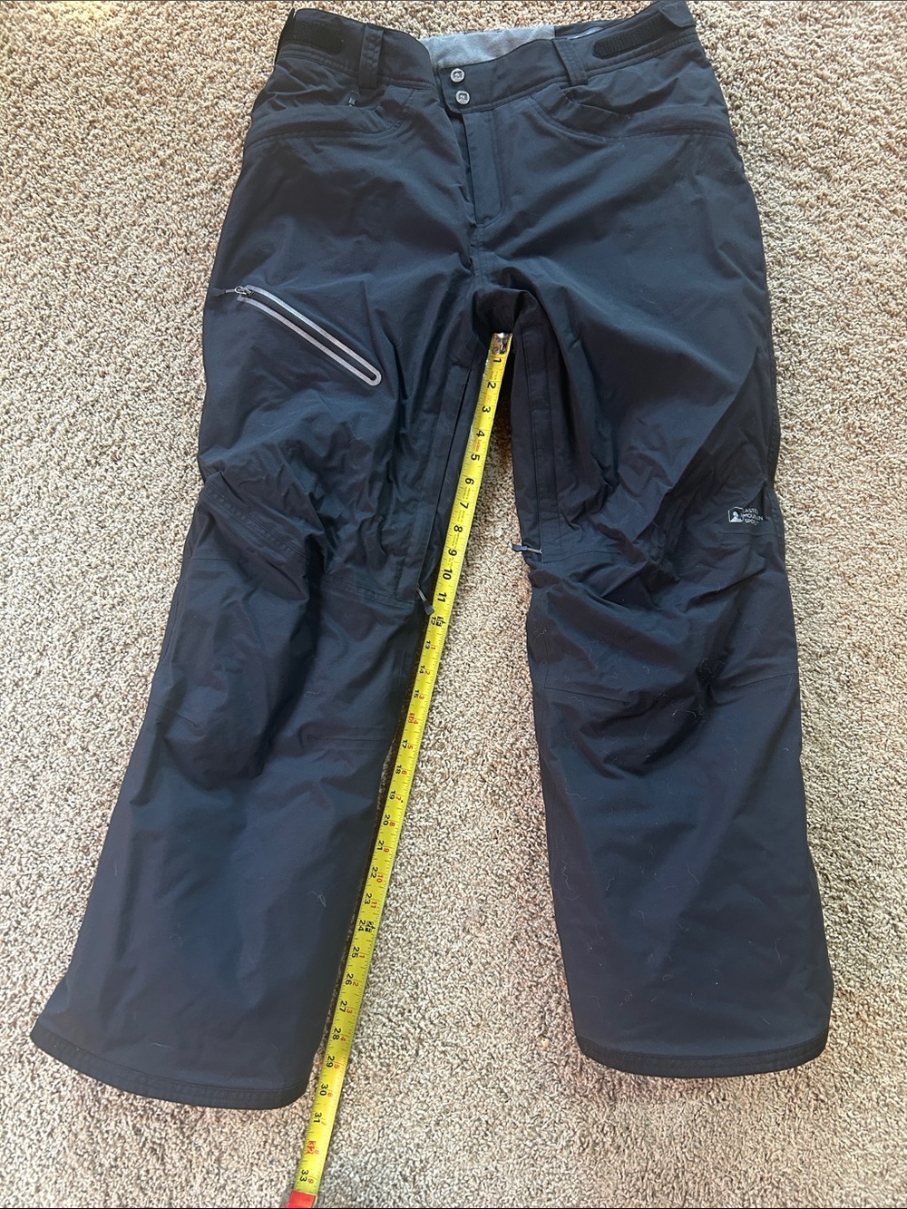 Women's EMS thermolite insulated XL Black Ski / Snow Pants